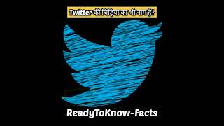 Twitter की चिड़िया का भी नाम है हमारे जैसे ! Twitter's Bird also have a name like us। Realy amazing.