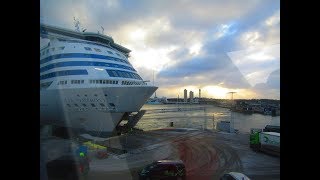 My Cruise with Silja Symphony. Storm and happy new year. 2018 - 2019 + the bridge and engine room.