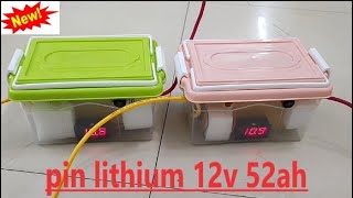 pin lithium 12v 52ah siêu nhẹ giá lợn chết