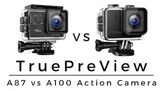 Apeman - A87 vs A100 Action Camera Comparison