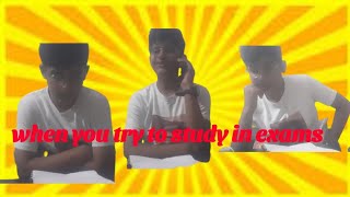 When you try to study in exams | ranveer Parwani vines l rpv