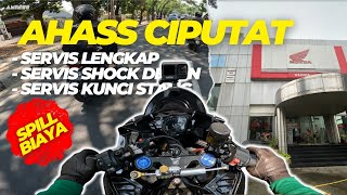 [2K] SERVIS CBR250RR DI AHASS WING CIPUTAT , WORTH IT ? | DAILY RIDE 84