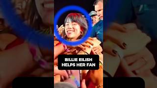 Billie Eilish cares about her fans #billieeilish #shorts #billieeilishconcert