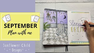 September 2020 Bullet Journal Setup / Witchy Aesthetic Room Theme!