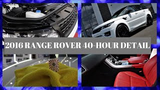 2016 Range Rover 40-hour detail car detailing by  OCD Ferbane