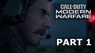 CALL OF DUTY MODERN WARFARE Walkthrough Gameplay Part 1 - (COD MW)