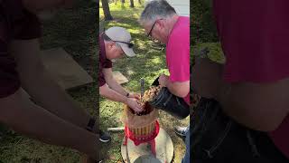 Apple cider party in the fall - how we make the good stuff #farmlifefun #cider #fall