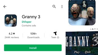 Granny 3 release date / Granny 3 register in playstore / GameTesterFaizan