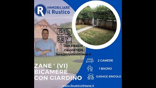 Zanè -- Bicamere con giardino e garage