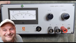 Delta Elektronika E 030-1 DC power supply 30V 1A test teardown