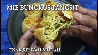 MIE BUNGKUS KULIT PANGSIT ENAK,RENYAH,MUDAH