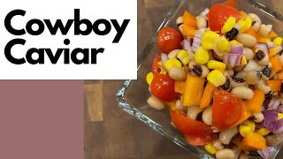 PLANT-BASED QUICK COOKING SHOW: Giddyup! Cowboy Caviar!