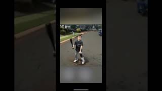 Baseball Trick Shot Did Not End Well 😂😂 #shorts #viral #funny #fail #scary