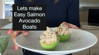 Let’s make wild salmon avocado boats