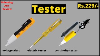 Unboxing and Testing the IAC-D 90-1000VAC/LED.Light Electric Tester and Continuity Tester.