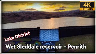 Wet Sleddale reservoir -  Penrith Lake District dji mini 2 4k video Janek włóczykij