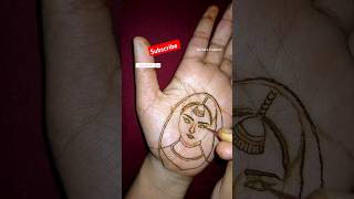 Dulhan mehndi face design #shortvideo #shorts #mehndi