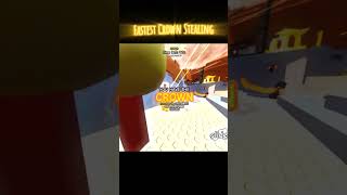 Fastest Crown Stealing in Untitled tag game's History #roblox #untitledtaggame #crowngameplay