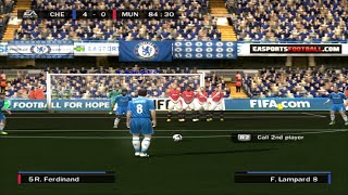 FIFA 14 Chelsea vs Manchester United PS2 PCSX2 Gameplay | Retro Fifa HD 1080p