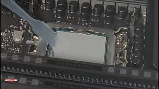 applying thermal paste the whole cpu?#shorts