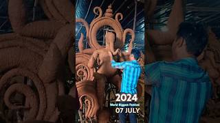 Amazing Biggest Handmade Clay art Ganesha Making at Visakhapatnam #viral #shorts #trending #shorts