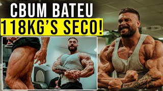 INSANO!! CBUM BATE 118KGs SECO e AVISA que NÃO VAI PRA BRINCAR NO PRAGUE PRO!