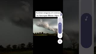 ⚠️⛈️ SUIVI :système orageux en Auvergne Rhône Alpes ! #shorts #storm #france #weather #nature #orage