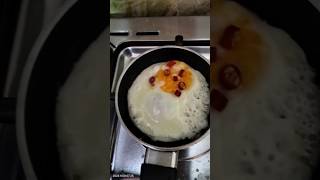 #fried egg with chilli aroma #healthyfoods #shortvideo #trendingvideo #asmr