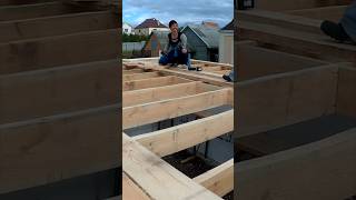 Easy wooden deck making