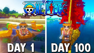 100 DAYS As ACE IN MINECRAFT ONE PIECE