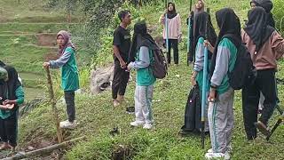 Turun Tebing Siswa Pecinta Alam (SASPALA) Ma Nurussalam Tetebatu Angkatan 2023