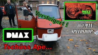 Die DMAX Auktion mit "Goldheinz" - Die Ape von MAX SPEEDSHOP (Carshop) wurde versteigert - 4k