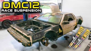 LS Swapped DeLorean KW Coilover Suspension! - LS3 DMC12 Build Ep 5