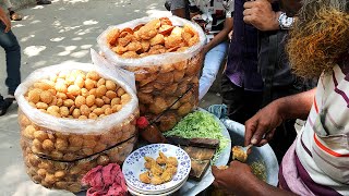 Mouth Watering Fuchka / Panipuri / Golgappa with Amazing Cutting Skills