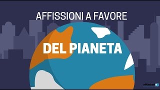 Affissioni a favore del pianeta