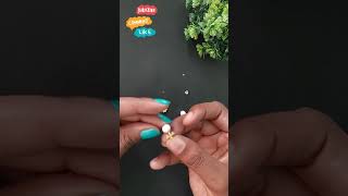 Mini earrings😍 #shorts #trending #youtubeshorts #shortvideo #radhakrishnancrafter #viralvideo #diy