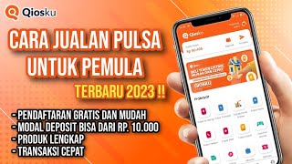 CARA MENJUAL PULSA VIA HP BAGI PEMULA TERBARU 2023