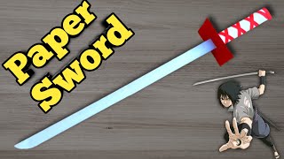 How To Make a Katana Out of Paper | Easy Paper Sword