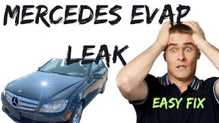 2010 Mercedes evap leak on fuel pump easy fix