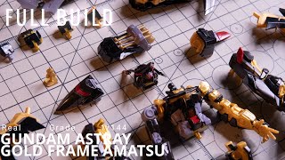 Real Grade Gundam Astray Gold Frame Amatsu | FULL BUILD