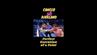 How to Execute a Perfect Feint: Canelo vs James Kirkland #shorts