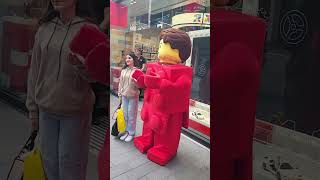 LEGO MAN DRESSED UP IN LIVERPOOL ONE 2024