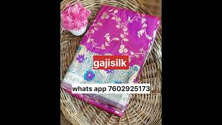 gajsilk , booking no whatsapp 7602925173 #santipur_saree_wholesale #saree