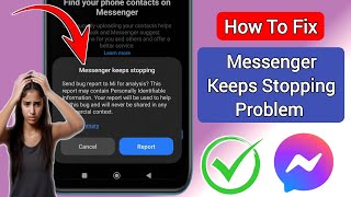 How To Fix Messenger Keeps Stopping Problem | Fix Messenger keeps stopping 2024