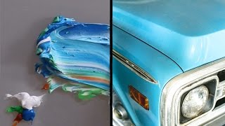 HD Paint Mixing - 'Really Bright Blue' Colour