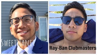 "Sweet Janet" Eyebuydirect Ray Ban club master RX5154 like frames comparison