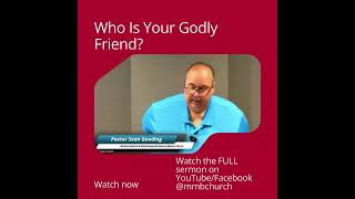 Who Is Your Godly Friend?