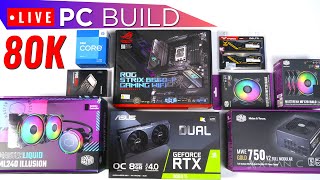 LIVE Streaming PC Build: ₱80K Intel 13400 + RTX 3060 Ti Gaming & Editing RGB PC Build