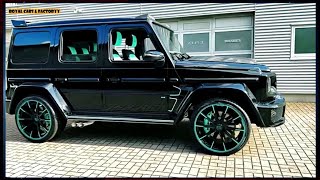 2023 Mercedes AMG G63 Brabus G800 black - Savage Luxury SUV in Detail! #mercedes #rocars #brabus800