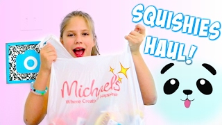 SQUISHIES HAUL from Shopping For Squishies at Michaels! How do you squish squishy toys?